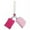 Hot Pink, variant on Kcolen Zip Around Wristlet Purse for Women Portable Keychain Wallet Pouch Compact Organizer