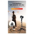 thumbnail image 4 of CL12P 180CM Selfie Stick Auto AI Face Tracking Quad Stand 360 Rotation Gimbal Tripod Stabilizer with LED Fill Light,1 * Selfie Stick 1 * Charging Cable 1 * Chinese and English instruction manual,Black, 4 of 8