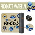 thumbnail image 5 of Evil Eye Doormat Psychedelic Evil Eye Welcome Mat Low-Profile Non-Slip Throw Rug for Porch Front Door Floor Indoor Outdoor Entrance Decor Burlap 17 X 30 Inch, 5 of 6