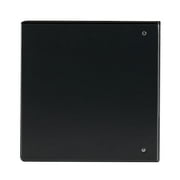 Pen+Gear 3-Ring Durable View Binder, 2 D-Rings, Black,1 Count