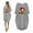 Gray, variant on BLTIBY Christmas Sweatshirt Dress for Women Oversized Xmas Printed Winter Fall Round Neck Dresses Fashion Casual Long Sleeve Fashion Pullover Outfits with Pockets 2024 Trendy Army Green L