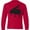 Red, variant on Inktastic Piano Silhouette Long Sleeve Youth T-Shirt