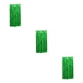 thumbnail image 3 of Maytalsory Rideau à Pompons Fin-Safe pour Fond d'Anniversaire Personnalisé Lustre Feuille Rideau Vert 3Set, 3 of 6
