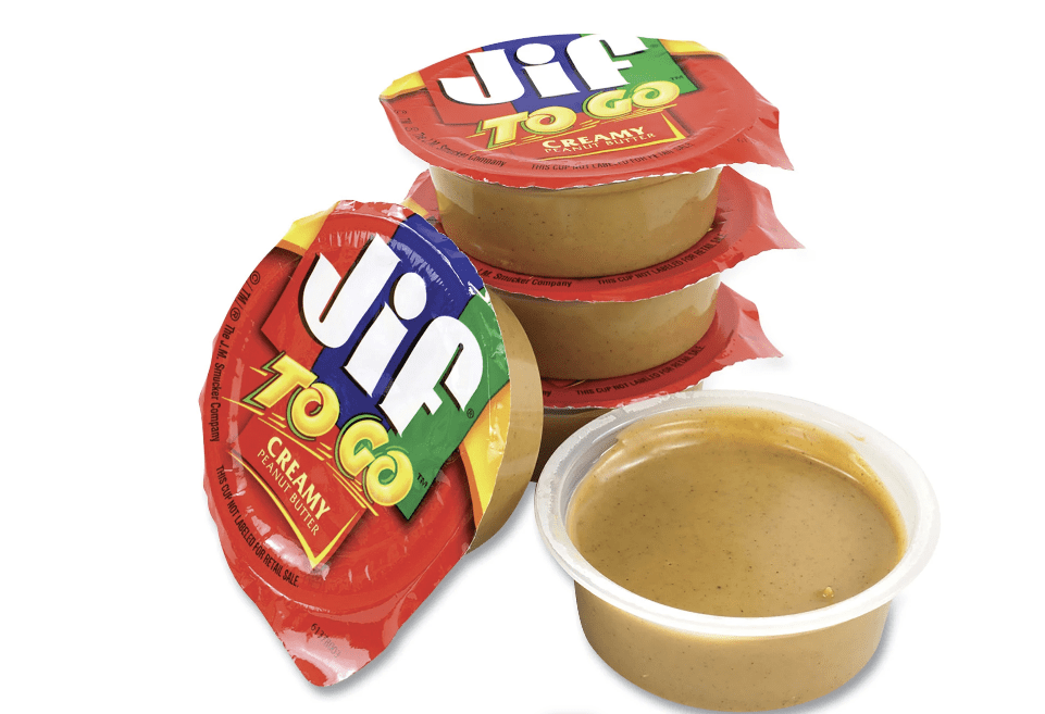JIF TO GO, Creamy Peanut Butter Snacks: 36 Count of Convenient 0.5 oz Portions for On-the-Go Deliciousness – Perfect for School, Work, or Adventures!