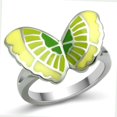 thumbnail image 1 of Bague en Acier Inoxydable Poli Sans Placage avec Époxy , Sans Pierre - Taille 5, 1 of 1