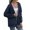 Dark Blue, variant on Magazine Women Rain Jacket Waterproof with Hood Lightweight Windproof Outdoor Hiking Sportwear