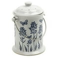 thumbnail image 2 of Norpro 3-Quart Ceramic Compost Keeper, Blue and White, 2 of 2