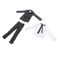 thumbnail image 3 of Juego de Juguete de Muñeca Masculina 1/6 Baoblaze Traje de Caballero Gris Accesorios, 3 of 8