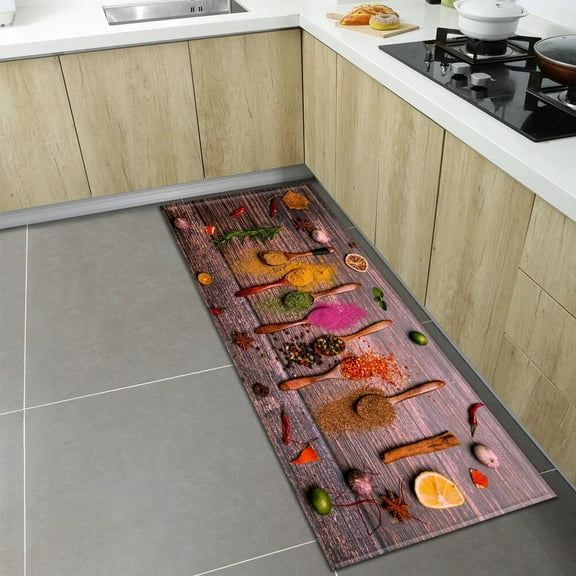 Spices Kitch Floor Mat Home Entrance Doormat Bedroom Living Room ration Long Carpet Hallway Balcony