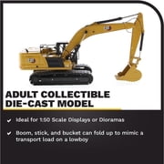 CAT Caterpillar 336 Next Generation Hydraulic Excavator and Operator High Line Series 1/50 Model by Diecast Masters