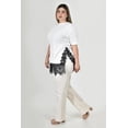 thumbnail image 2 of Blusa con detalle de encaje Roman Fashion /Tallas Extras, 1925 (Blanco) blanco 36, 2 of 6