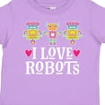 thumbnail image 4 of Inktastic Robotics I Love Robots Gift Girls Toddler T-Shirt, 4 of 5