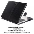 thumbnail image 6 of Big Clearance! For MacBook Air 13.3 Inch Case PU Leather Carrying Book Folio Protective Stand Cover Sleeve Compatible With MacBook Air 13.3 Inch Model A2179 A1932, 6 of 8