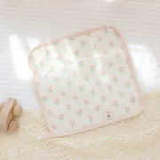 Dual-use Baby Bib Handkerchief Newborn Saliva Towel Triangle Feeding Cotton Burp Cloths Kerchief Cartoon Bear Bandana tulip