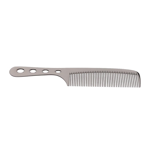 Peine de Peluquero Desenredado Shamjiam Aluminio 8.5 Gris