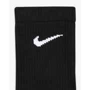 Mens Nike 3-Pack Everyday Plus Dri-FIT Cushion Crew Training Socks Color: Black Size: 8-12