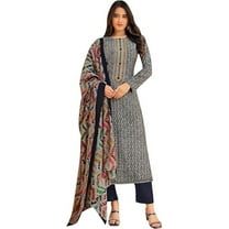 Pakistani Stylish Women's Wear Salwar Kameez Suits Indian Designer Stitched Dress ( Blue, XXS - 34 )