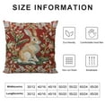 thumbnail image 5 of Nawypu Pillow Cover,Medieval Rabbit I French Modern Throw Pillow Case Modern Cushion Cover Square Pillowcase Decoration for Sofa Bed Chair Car, 5 of 5