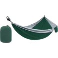 thumbnail image 1 of Hammock Travel Hammock Camping Hammock Single Hammock Durable Nylon Hammock Portable Outdoor Hammock (color : Green Gray), 1 of 5