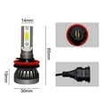 thumbnail image 2 of LED Headlight 2-Side 6000K White Combo Low Beam Bulbs For Toyota Camry 07-2017, 2 of 9