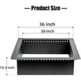 thumbnail image 6 of 36 inch Square Fire Pit Ring, Heavy Duty Fire Ring, DIY Campfire Insert Above or In-Ground, for Outdoor, Camping, and Bonfires, 6 of 10