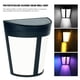 thumbnail image 3 of Lámpara solar de noche con 6 LED para jardín, sensor de luz, luz de energía solar para el hogar, exterior, calle, patio, valla, 3 of 12