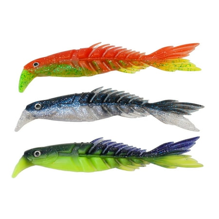 Ana 3/5/6/7 Pcs Perch Pike Fishing Bait Soft Lifelike 18-20cm Plastic Fishing Predator-Lures Shad Paddle Tail Swimbaits Accessories