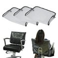 thumbnail image 1 of 3 piezas de cubierta trasera de silla ón de peluquería de PVC impermeable, protege de productos químicos, para el cabello, mouss Claro Macarena cubierta del respaldo del asiento del salón, 1 of 8