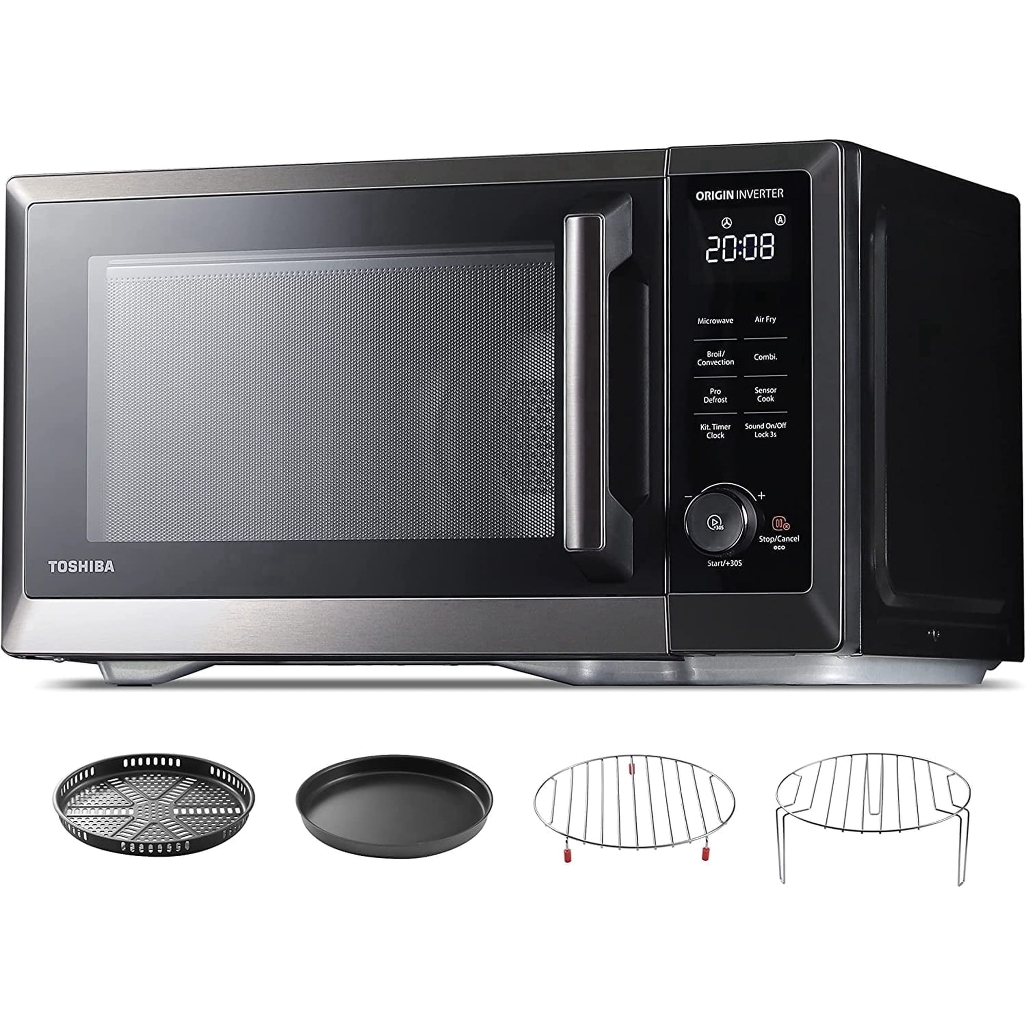 TOSHIBA OptiChef 7-in-1 Countertop Microwave Oven Air Fryer Combo