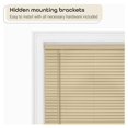 thumbnail image 3 of Achim Home Furnishing Window Blinds: GII Cordless Deluxe Sundown Room Darkening Mini Blinds (Latte, 34" x 64"), 3 of 6