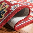 thumbnail image 5 of Safavieh Heritage Victoria Floral Wool Area Rug, Red/Blue, 6' x 6' Square, 5 of 10