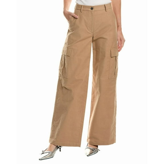 Theory womens Relax Cargo Pant, 0, Tan
