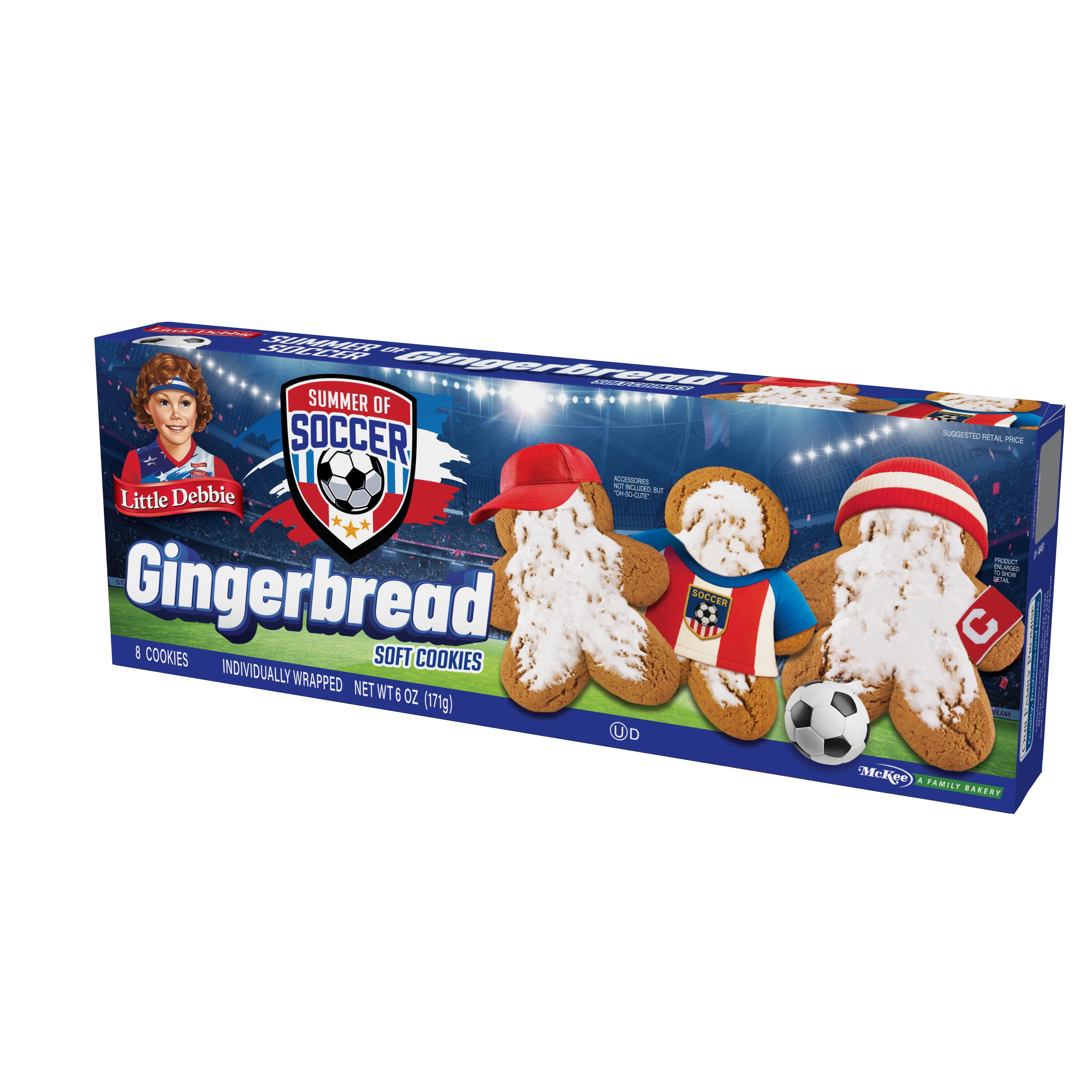 Snack Cakes, Little Debbie Family Pack Gingerbread Cookies