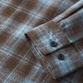 thumbnail image 6 of Aimik Flannel Shirt for Men Button Down Regular Fit Mens Flannel Shirt Long Sleeve Casual Plaid Flannel Shirt-Blue XXL, 6 of 6