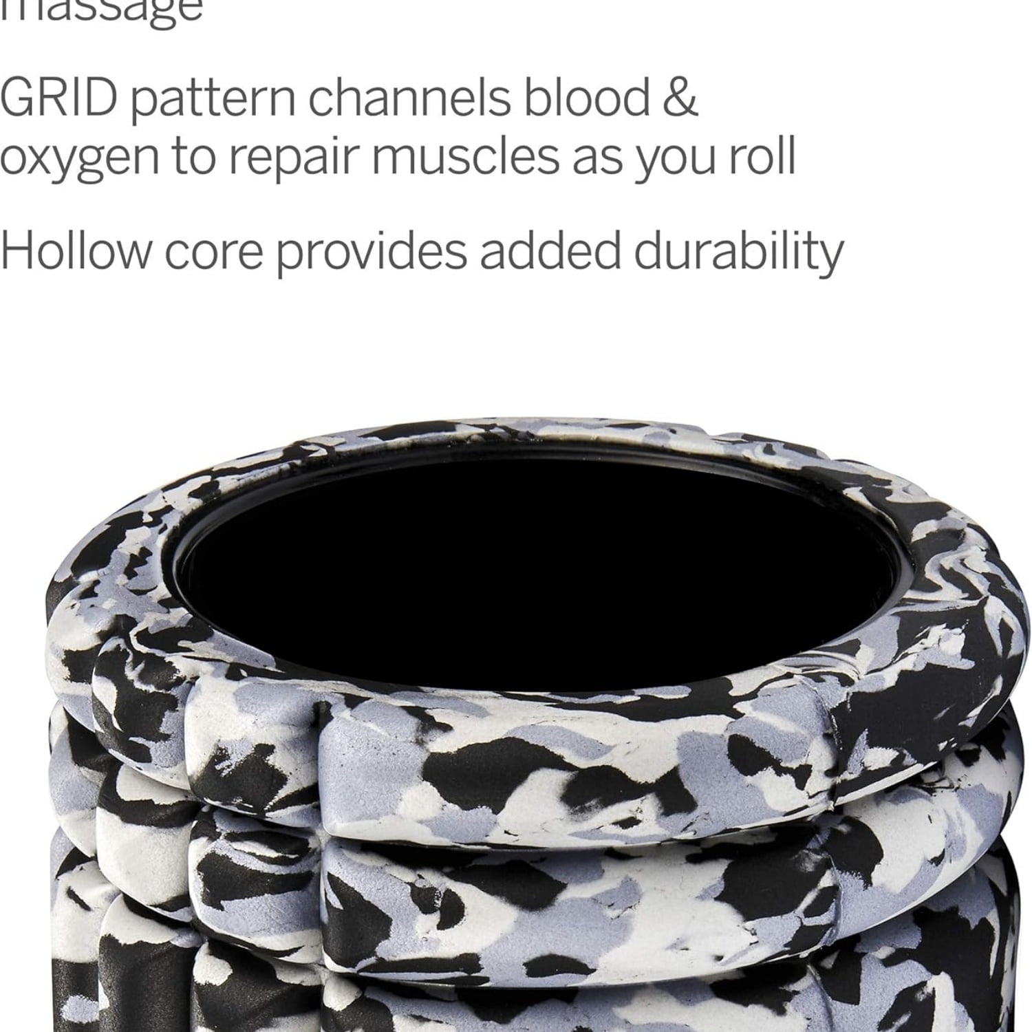 Foam Roller - 13" Multi-Density Massage Roller for Deep Tissue & Muscle Recovery - Relieves Tight, Sore Muscles & Kinks, Improves Mobility & Circulation - Targets Key Body Parts