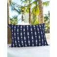 thumbnail image 6 of Outdoor Pillows Waterproof, Navy Blue Arrows Bedding Throw Pillows with Insert for Couch Sofa Bed, Modern Abstract Art Ethnic Tribal 12x20 Inch Pillowcases Decorative Camping Patio Pillow Set of 1, 6 of 8