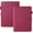 Red, variant on for iPad mini 1/2/3/4/5 Folio Flip Case, Elegant Ultra Slim PU Leather Case with Smart Wake Sleep Kickstand Function Pencil Holder and Card Slots for iPad mini 1/2/3/4/5, Purple