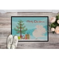 thumbnail image 2 of Caroline's Treasures BB9317MAT Silver Fantail Pigeon Christmas Door Mat, Indoor Rug or Outdoor Welcome Mat 18x27 Doormat, 2 of 4