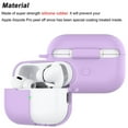 thumbnail image 2 of Ebizware Airpods Pro 2nd Generation Case Cover for Women Girls, Cute Silicone Case for Apple Airpods Pro 2nd Generation Charging Case 2022 with Keychain and Hand Strap - Lavender, 2 of 9
