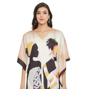 Womens Plus Size Kaftan Dresses Boho Long Maxi Dress Ladies Casual Hippie Kimono Sleeve Loose Caftan Online