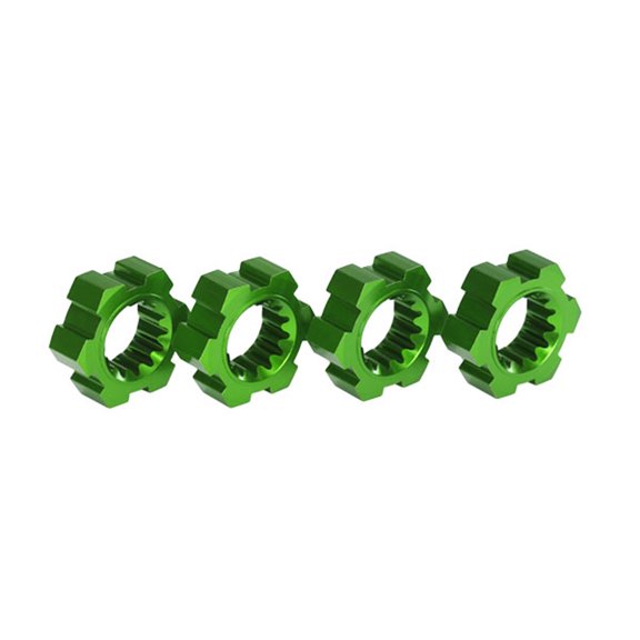 Traxxas Anodized-Aluminum Wheel Hubs Accessories/Tools, Green 7756G