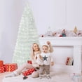 thumbnail image 3 of Costway 7 FT Artificial Xmas Tree with 270 PET Branch Tips 48 Colorful Snowflake LED Lights, 3 of 10