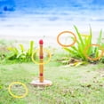 thumbnail image 2 of Anillos de lanzamiento de trampas de juguete para niños para carnaval de niños, 36 piezas, bolsa de frijoles de madera para piscina, juegos de fiesta para interiores, 2 of 6