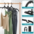 thumbnail image 4 of Organizador de viaje plegable Besslly para colgar ropa, paquete de 40, 4 of 6