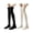 Black & White, variant on BadPiggies 4 Pairs Womens Thigh High Stockings Over Knee Socks Thin Knit Boot Stocking Daily Wear Cosplay Accessory