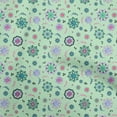 thumbnail image 1 of oneOone Velvet Light Mint Green Fabric Asian Suzani Craft Projects Decor Fabric Printed By The Yard 58 Inch Wide, 1 of 5