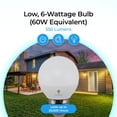 thumbnail image 3 of Bombillas Bluex LED G16, 6 W, 550 lúmenes, blancas, E26, 120 V, paquete de 6, 3 of 6