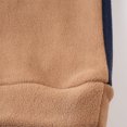 thumbnail image 4 of ZUKMRJPC Sweatshirts for Men Quarter Button Slim Fit Color Block Pullover Sweater Casual Mock Neck Thermal Fleece Pullover Sweatshirt, 4 of 8