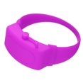 thumbnail image 2 of Pulsera de silicona portátil con dispensador de gel antibacterial, incluye botella de 20 ml (sin gel), colores variados: negro, gris, morado, azul, rojo., 2 of 6