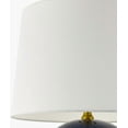 thumbnail image 6 of Livabliss Table Lamps, 20" Stellar Traditional Bedside Nightstand Table Lamp for Bedroom Living Room Office, Dark Blue Body with White Shade (20"H x 19"W x 19"D), 6 of 6